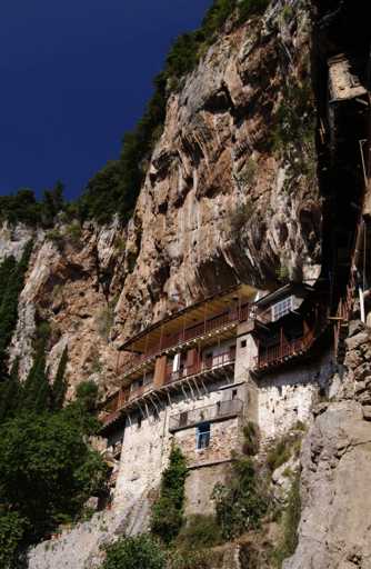 Μονή Προδρόμου στο Λούσιο Menalon Trail, Χαράδρα Λούσιου